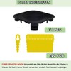 【Upgrade Quick-Load】RAC155 + RAC158 Double Serrated Blade Head, Compatible with