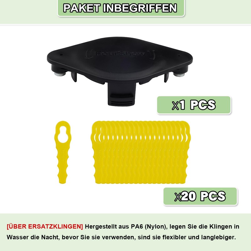 【Upgrade Quick-Load】RAC155 + RAC158 Double Serrated Blade Head, Compatible with