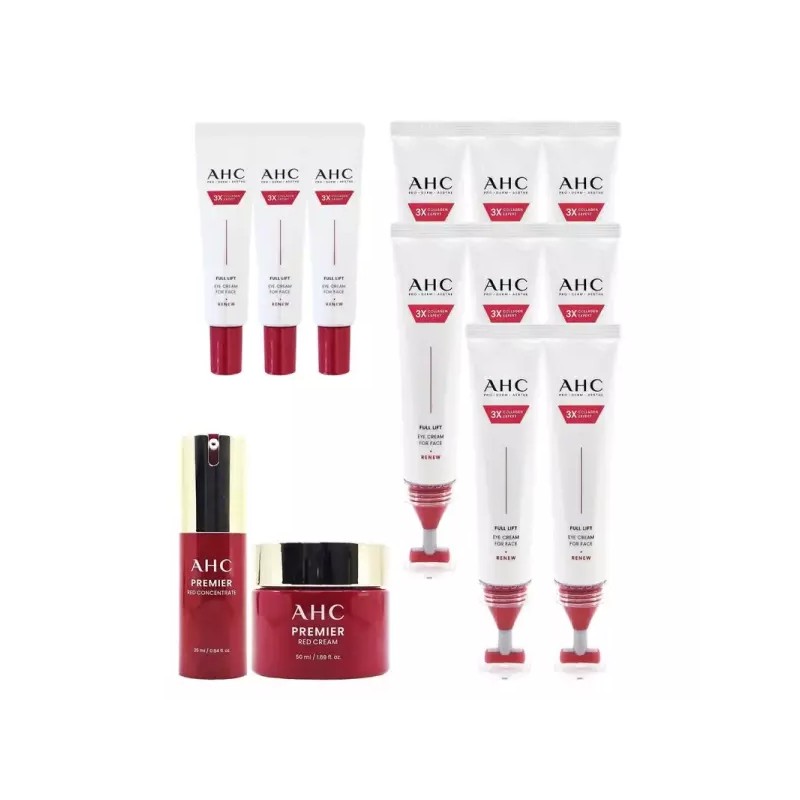 AHC 아이크림 시즌14 풀 리프트 T괄사 리프팅 40ml 8개+12ml 3개+레드라인