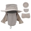 Fishing Hat Nylon Breathable Sun Protection Caps with Neck Flap