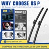 3 wipers Replacement for Mazda CX-5 CX-9 2017 2018 2019