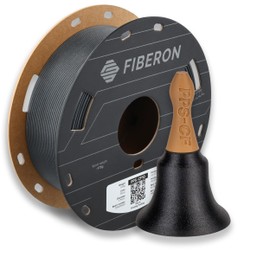 Polymaker Fiberon PPS-CF10 Filament Black 1.75mm 0.5kg, Extreme Heat Resistance - Fiberon Carbon Fiber Reinforced PPS 3D Printing Filament Ideal for Molding