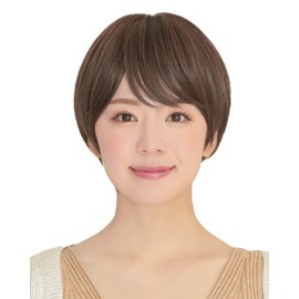 AQUADOLL rm001BRN Wig, Medical Hat, Short, Room Wig, Full Wig, Women's, One Size Fits Most, BRN