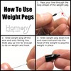 Harmony Fishing - Weight Pegs for Lead or Tungsten Worm/Flipping