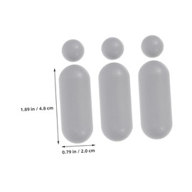 Operitacx 18pcs Toilet Seat Bumpers with Non Slip Antislip Rubber Spacers Cushion Pads for Home Hotel Bathroom Comfort and Stability