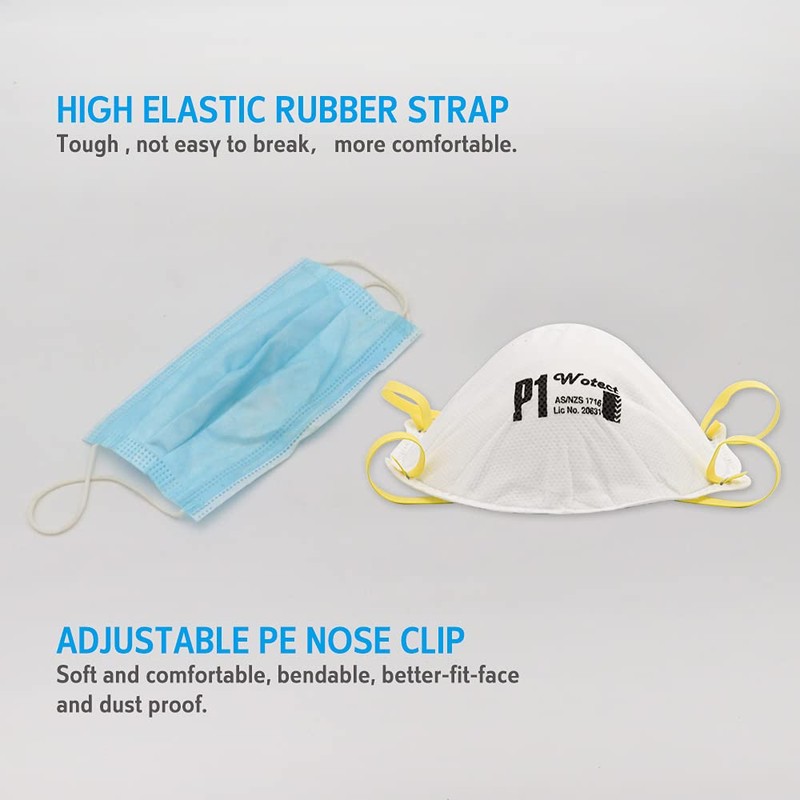 Disposable Respirator Workmate Cup Style P1 Level 20PK AS/NZS 1716:2012