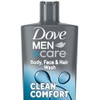 Dove Men+Care 3-in-1 Hair, Body and Face Wash Hydrating Clean