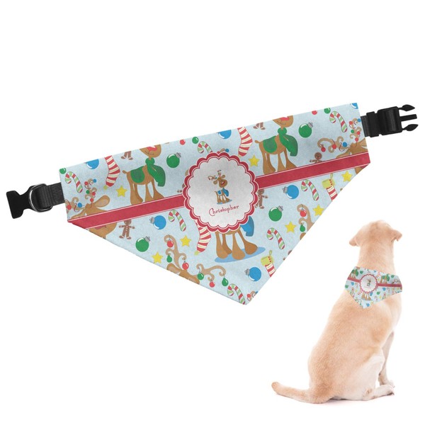 RNK Shops Reindeer Dog Bandana - Small (Personalized)
