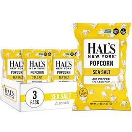 Hal's New York Popcorn, Sea Salt, 2.125 Oz (Pack of 3)