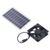 2.5W Solar Panel Fan Solar Pet Exhaust Air Flowing Fan