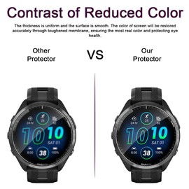 TUTUO for Garmin Forerunner 965 Screen Protector, [3 Pack] Flexible HD TPU Clear Protective with Easy Installation Tool, [Anti-Scratch] [Bubble-Free] [Fingerprint Support] Soft Film