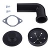 Eco Logic 10-US-EL-4-3B Garbage Disposal with Removeable Splash Guard, Attached