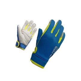 HeleiWaho Kids' Snorkeling Gloves, For Beaches, Beach Play, Marine Sports, Amara (Artificial Leather), Highly Injury Prevention, Lime LM, L Size