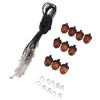 10PCS Wooden Nut Acorn Pendant Necklace Acorn Box Clasp Nylon