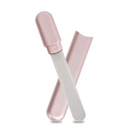 ARWIG Glass Nail File | Nail Files for Natural Nails | Glass Nail Files With Case | Home Nail Tools | Gifts for Women （Rose Gold）