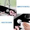 Dish Drying Mat for Kitchen Sink Romantic Cherry Blossoms plash