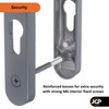 JCP UPVC Door Handle Pair, 122mm Screw Centres, 92 PZ