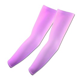 The Elixir Deco 1 Pair of UV Protective Golf Cycling ARM COOL WARMERS COOLERS Arm Sleeves (Purple)