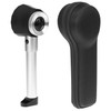 QWORK Handheld Magnifier 10x with 3 LEDs and Measuring Scale,