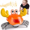 TEMI Crawling Crab Baby Toys - Infant Tummy Time Toys
