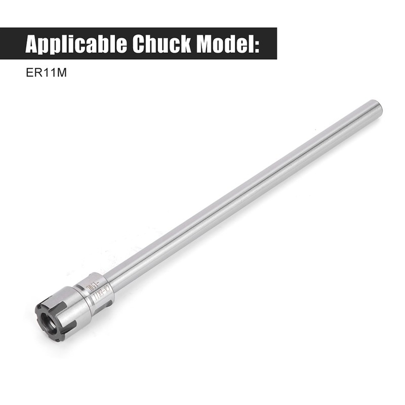 ER11M-150L Collet Chuck Holder Straight Shank Extension Lathe Rod CNC