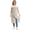 Nanxson Pottery Apron Split Leg Long Artist Painting Apron with
