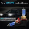 XFLHEHD Grand Cherokee Halogen Headlight Bulbs Fits For 2011-2016 Jeep