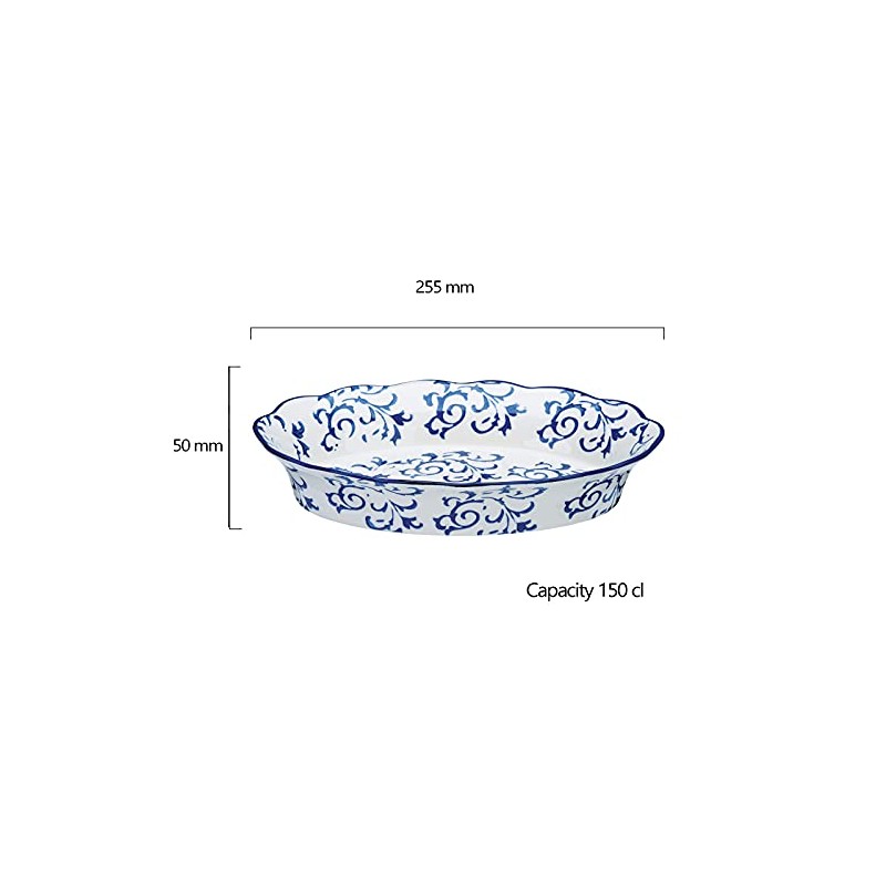 Heritage Pie Dish Blue