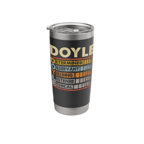 Doyle Family Name, Doyle Last Name Team Stainless Steel Insulated