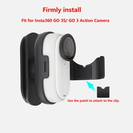 JOYSOG GO 3S Hat Mount, Quick Release Hat Clip for Insta360 GO 3S/ GO 3 Action Camera Cap Clip Easy Clip Accessories