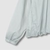JAJU [JAJU] Women's Soft Shirring Cropped Jumper_Mint Grey