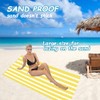 BonGu Beach Towel Oversized Stripe 180x90cm, Quick Dry Sand Free