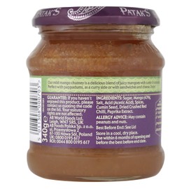 Patak's The Original Mild Mango Chutney
