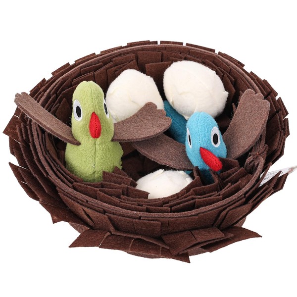 BECROWM Plush Large Dog Toy with Squeaker and Crinkle Paper,