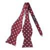 Hisdern Braces Y Shape Elastic and Adjustable Bow Tie Handkerchief