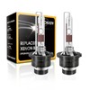 LTONXEN D2R HID Bulbs Instant Start HID Bulbs Vehicle Inspection Compatible 6500K White Genuine Replacement 12V 35W Car Headlight (Pack of 2)