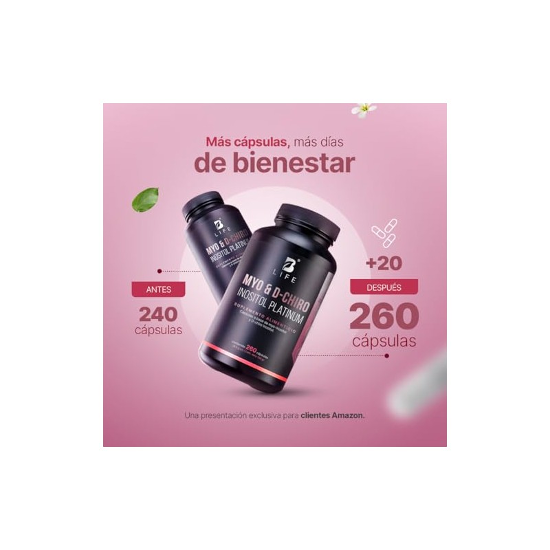 B Life Myo y D-Chiro Inositol Platinum Ratio 40:1 con