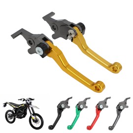 IUVWISN Sur Ron Brake Lever for Ultra Bee Pivot Adjustable Surron UltraBee Brake Lever Set CNC Electric Dirt Bike Brake Lever Golden