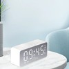 Bluetooth Speaker Alarm Clock Multifunction Electric Alarm Clocks Mirror Surface