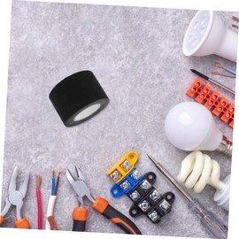 FELTECHELECTR 2 Rolls Wire Tape Black Tape Black Tape car Tape car Harness Duct Tape Black Color Electric Tape Tape Electrical Tape Holder Flannel Harness line Electric Wire