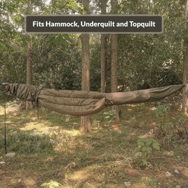Onewind Hammock Sleeve, Lightweight and Compact Camping Hammock Storage and Cover 11'' Medium for Hammock, Thin Underquilt, Topquilt, OD Green