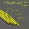 HUZTL Fuel Line Hose Kit 3/32" x 3/16" 1/8" x