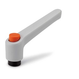 NBK LEF-8B-SG-COR Mechanical Element Parts with Plastic Clamp Lever (Female Thread) Operation Button (Silver)