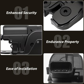 Ollanoos 846300003R Rear Tailgate Lock Mechanism, Replacement for Renault Clio IV 2016-2019 Fluence 2010-2017, Replaces 846307169R 905037643R 905039428R