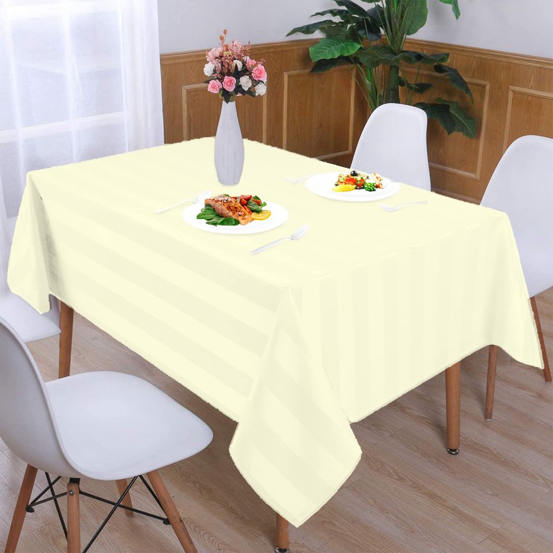 Table Cloth Tablecloths Square and Rectangular Premium Fabric Tablecloth, Waterproof