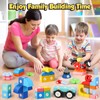 Joyfresh Magnetic Foam Blocks 100pcs, Building Toys for Kids and