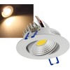ChiliTec LED Einbauleuchte Deckeneinbaustrahler Weiß Deckenspot 85x47mm 5Watt 420lm Alu