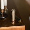 Barebones Mini Flashlight - Brass, Vintage-Style Rechargeable Flashlight with Adjustable