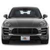 Fastasticdeals Metal Insert License Plate Frame Swimming Dolphin Weatherproof Car