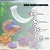 White Floating Betta Fish Hammock – Minimalist Rest Platform &